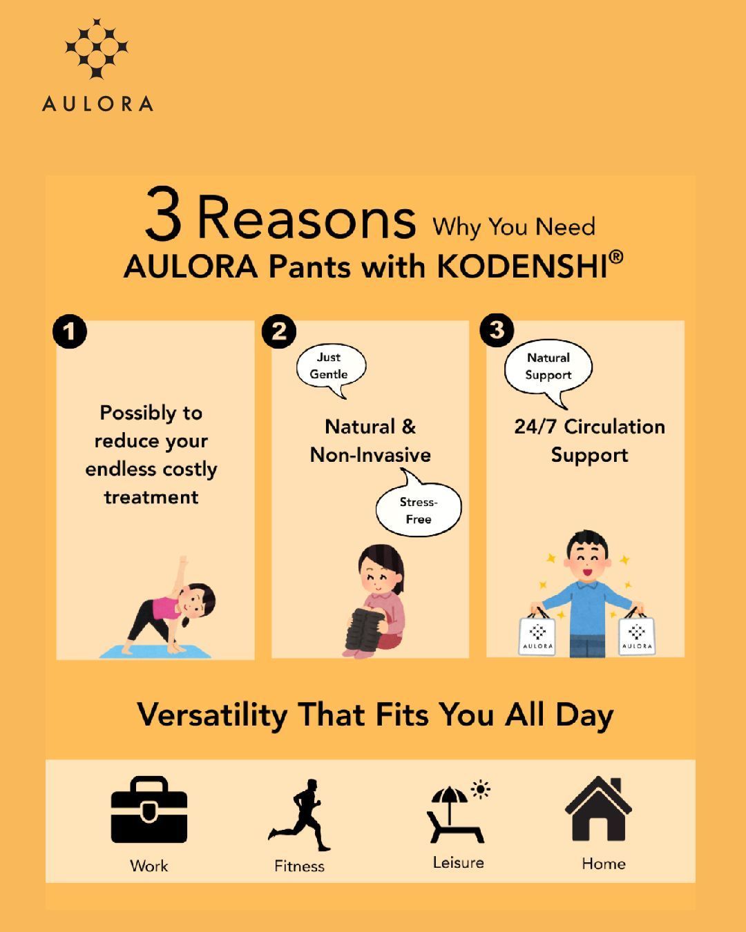 3 Reasons Why You Need AULORA Pants with KODENSHI®