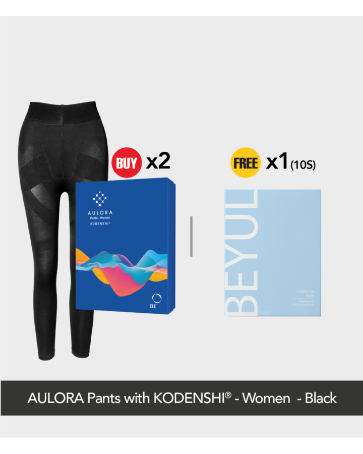Buy 2x AULORA Pants with KODENSHI® - Women - Black Free 1x BEYUL Hydrating Mask (10s)