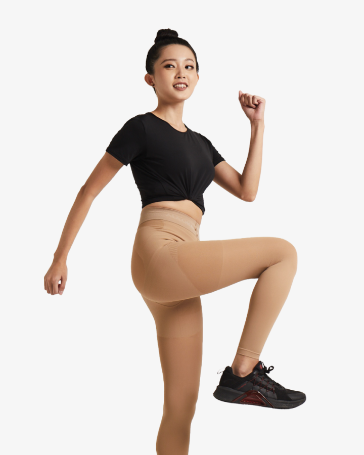 AULORA Pants with KODENSHI® - Women - Soft Beige