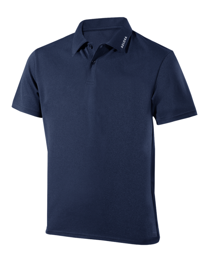 AULORA Polo Shirt with KODENSHI® - Men - Midnight Blue