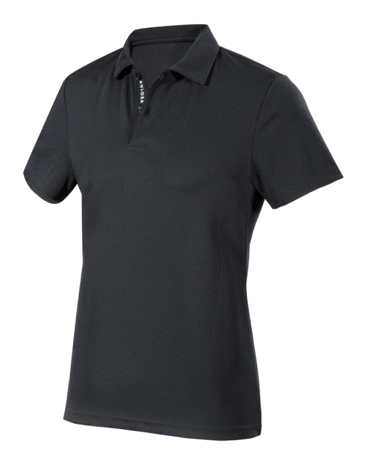 AULORA Polo Shirt with KODENSHI®  - Women - Black