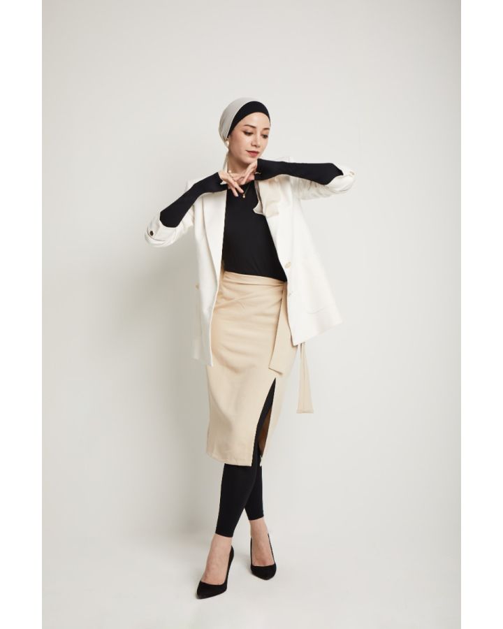 AULORA Scarf with KODENSHI® - Black (FREE SIZE) - 2 Pieces