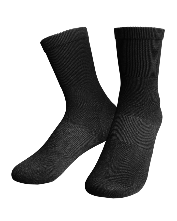 AULORA Socks with KODENSHI® - Women - Black (2 Pairs)