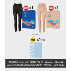 Buy 1x AULORA Pants with KODENSHI® - Women - Black + 1x AULORA Pants with KODENSHI® - Women - Soft Beige Free 1x BEYUL Hydrating Mask (10s)