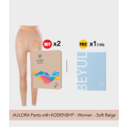 Buy 2x AULORA Pants with KODENSHI® - Women - Soft Beige Free 1x BEYUL Hydrating Mask (10s)
