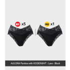 Buy 5x AULORA Panties with KODENSHI® - Lace - Black Free 1x AULORA Panties with KODENSHI® - Lace - Black