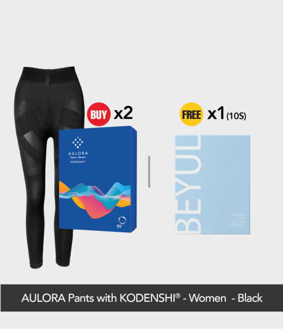 Buy 2x AULORA Pants with KODENSHI® - Women - Black Free 1x BEYUL Hydrating Mask (10s)