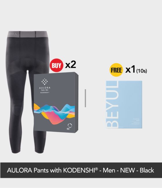 Buy 2x AULORA Pants with KODENSHI® - Men - Black Free 1x BEYUL Hydrating Mask (10s)